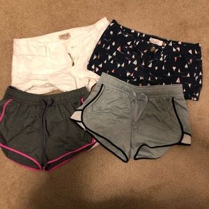 4 pairs of shorts